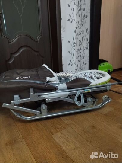Детские санки коляска ника