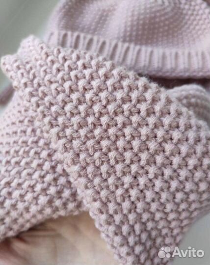 Комплект шапка и снуд для девочки
