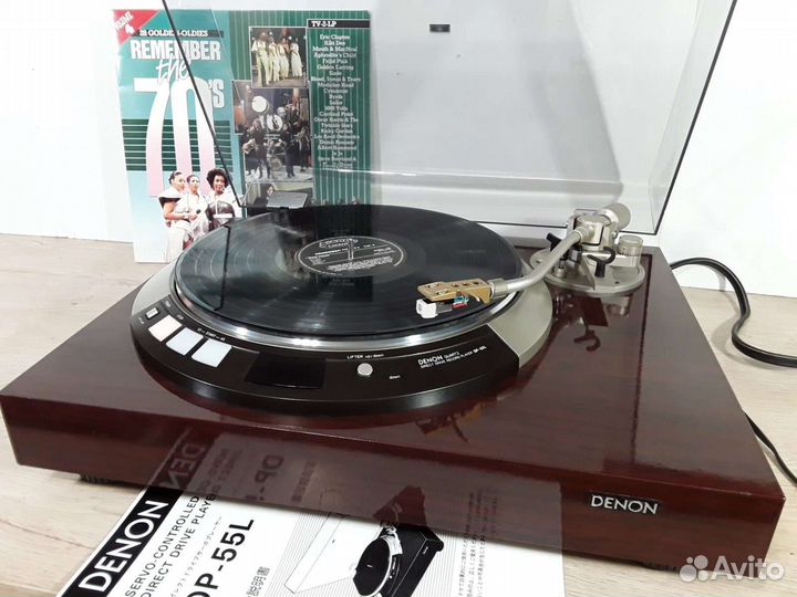 Проигрыватель винила denon dp 55l