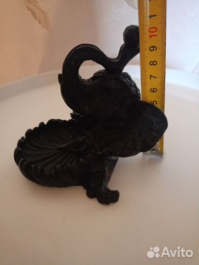 Красивая статуэтка слон- пепельница из Тайланда