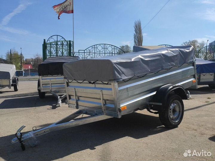 Прицеп Спутник Про 480 Zn 22 низкий тент