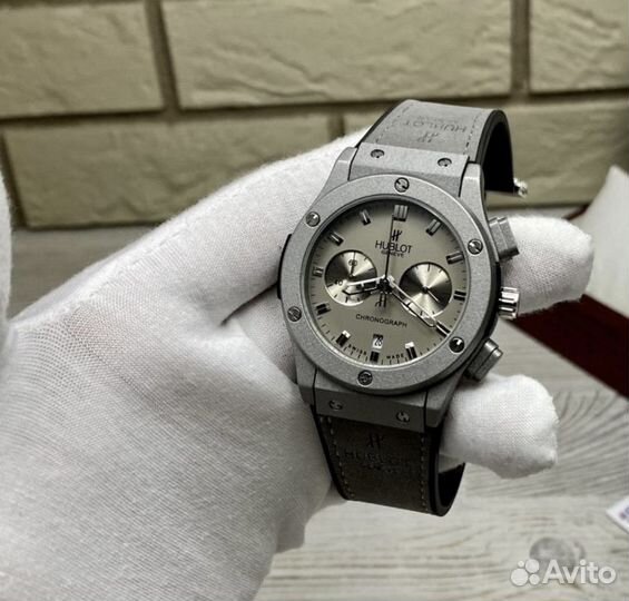 Часы мужские hublot хронограф