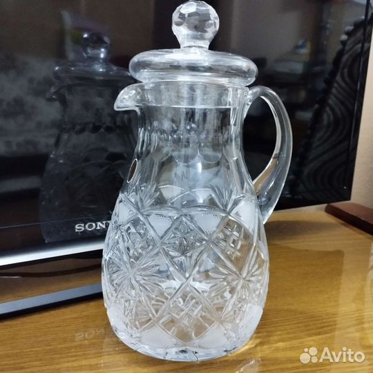 Хрусталь :Кувшин Борисов,кружки,бокалы, рюмки СССР