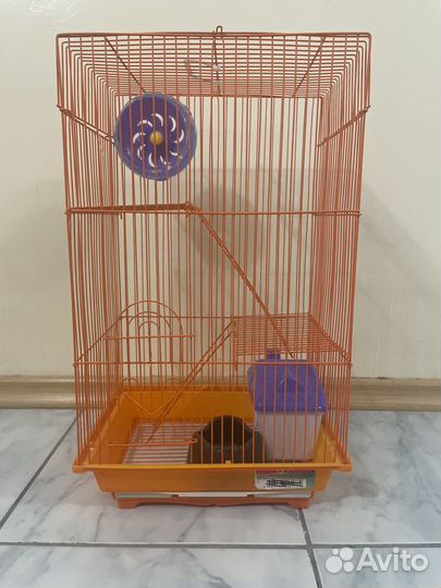 Клетка для грызунов бу 45 см в высоту 25 в ширину