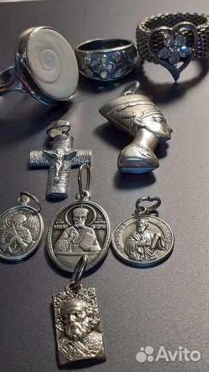 Ладанки,кольца серебро из разных стран