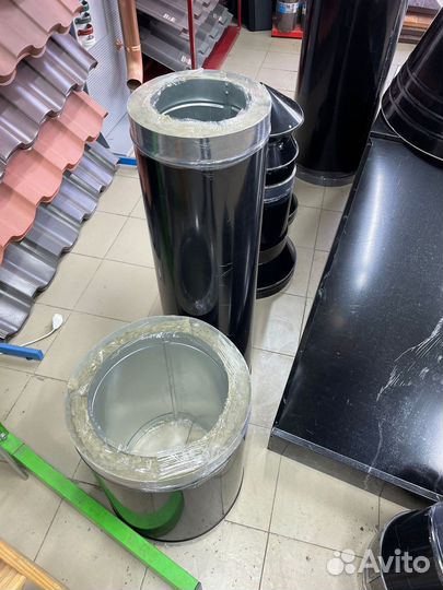 Труба Сендвич для дымохода 150*220 (все размеры)