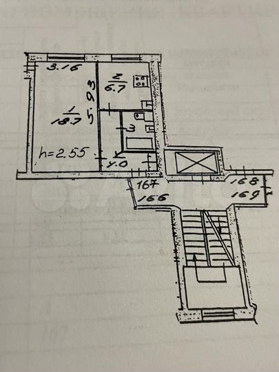 1-к. квартира, 33 м², 7/9 эт.