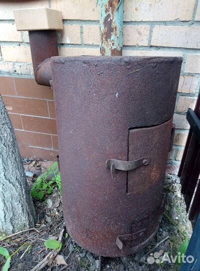 Печка буржуйка чугунная СССР