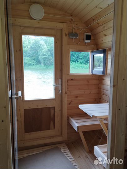 Баня бочка квадро