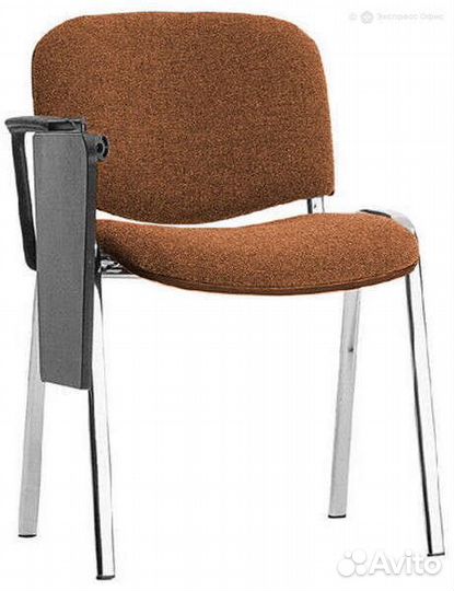 Стул офисный (с пюпитром) Изо хром Т плюс