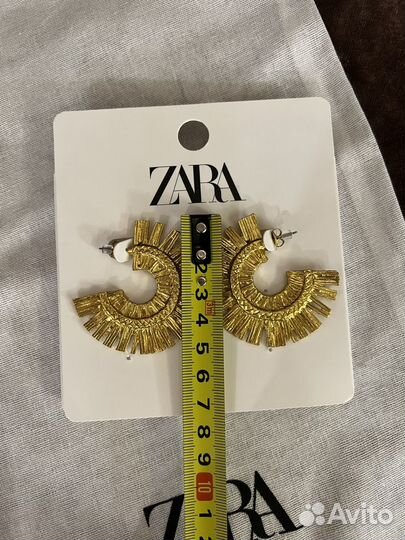 Серьги Zara новые