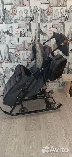 Санки коляска