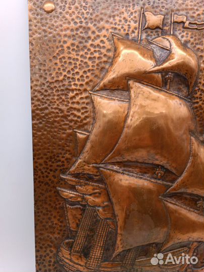 Настенное панно Декоративное Корабль 40*60 см, ДЕ