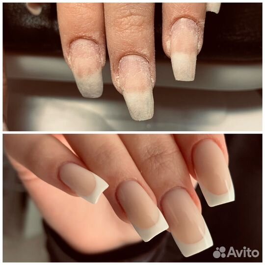 Маникюр, Наращивание ногтей, покрытие гель-лак