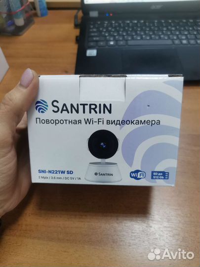 Камера видеонаблюдения wifi поворотная(Видеоняня)