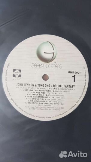 Пластинка John Lennon & Yoko Ono – Double Fantasy