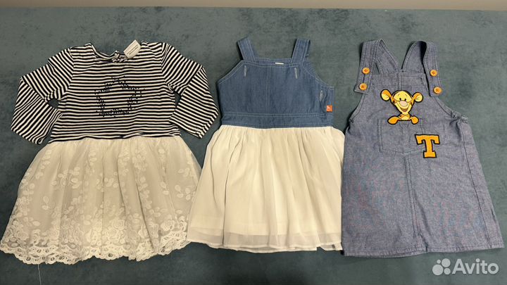 Детские вещи на девочку пакетом 86 92