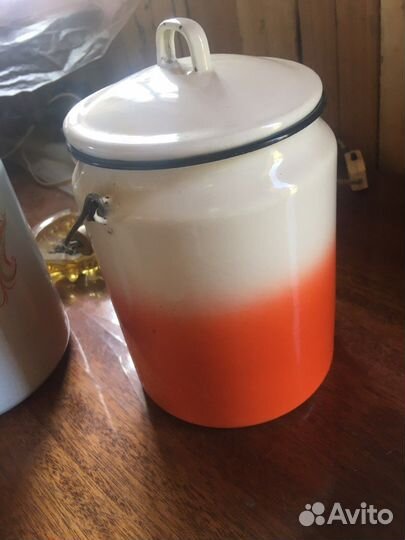 Посуда эмалированая времен СССР