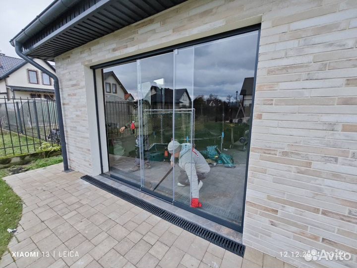 Стекла на веранду
