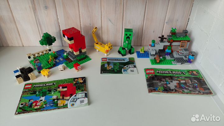 Lego Minecraft 3 набора