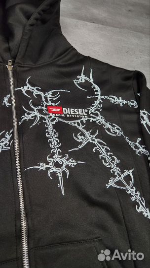 Зип худи diesel custom archive 00s