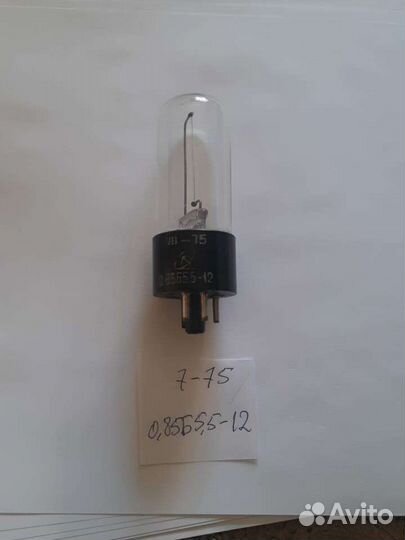 Лампа 0.85б5.5-12 бареттер новый
