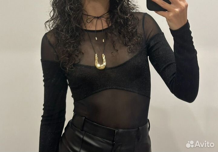 Befree боди черный