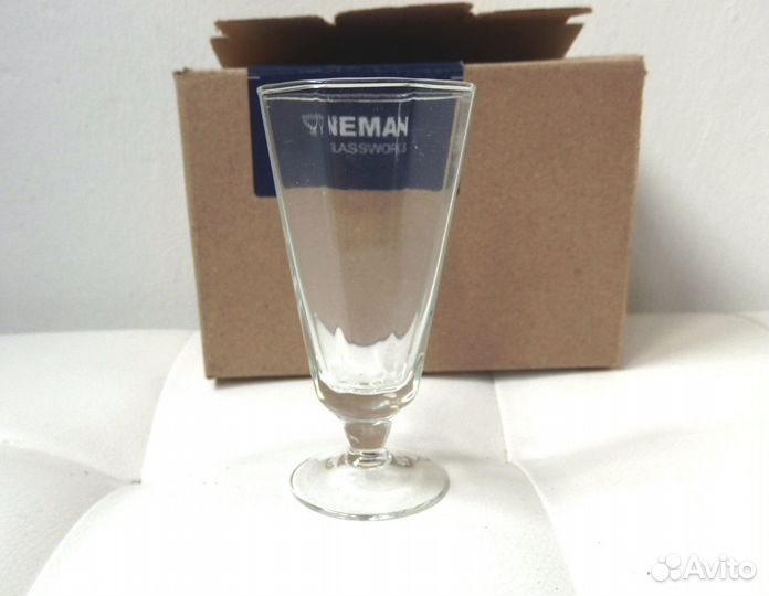 Рюмки гранёные «лафитники» стекло 6 шт х 50