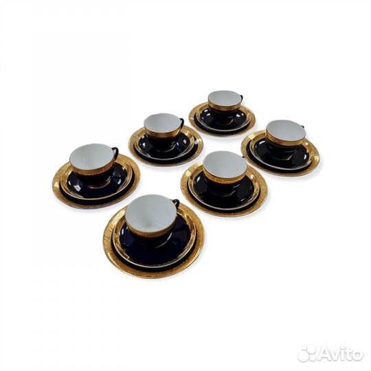 Чайные тройки кобальт лфз