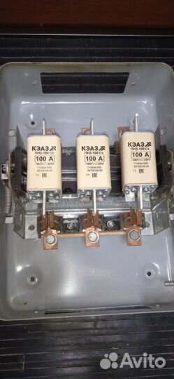Рубильник 100А