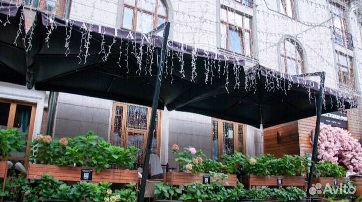 Уличный зонт для кафе