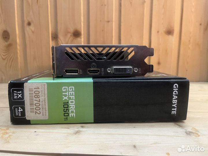 Видеокарта gtx 1050 ti 4GB