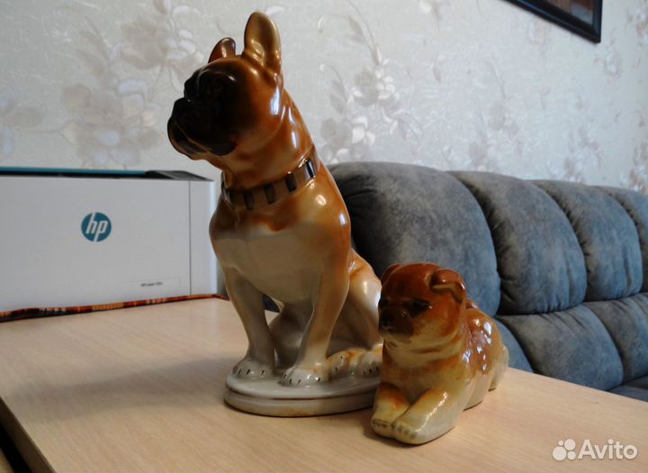 Статуэтка собака боксер. лфз