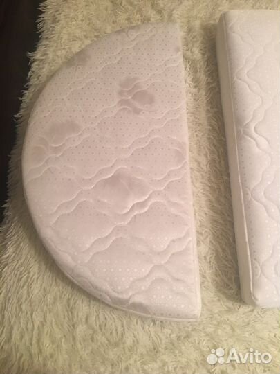Матрас детский трансформер на кровать круг овал