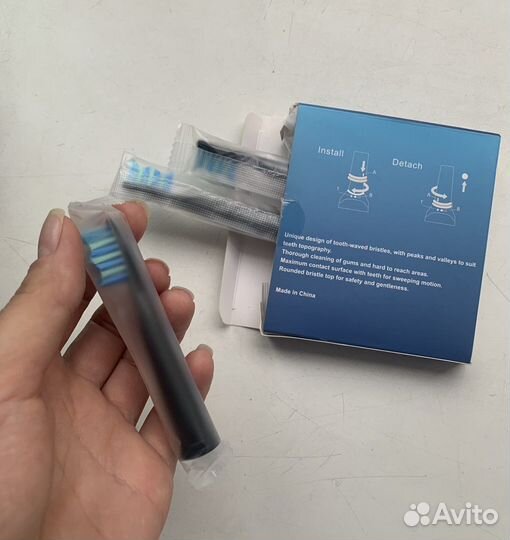 Съёмные насадки для электрической щетки Seago