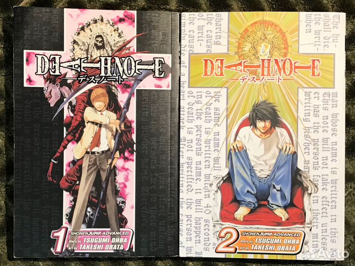Манга Death note на англ 1-2 тома