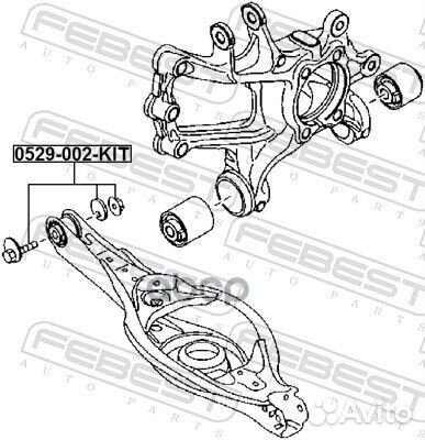 Болт с эксцентриком ремкомплект 0529-002-KIT Fe