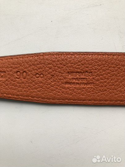 Ремень hermes оригинал чёрный 90 см