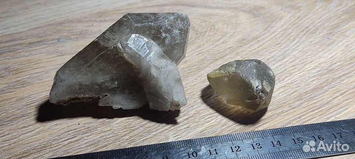 Кварц, горный хрусталь, раухтопаз