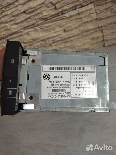 Штатная магнитола Volkswagen touareg