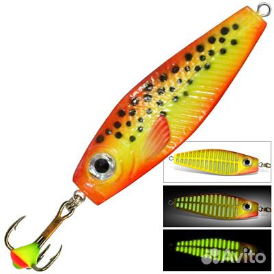 Блесна зимняя Светлячок aqua