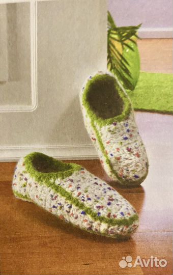 Книга о вязания тапочек