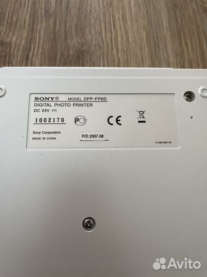 Фотопринтер sony