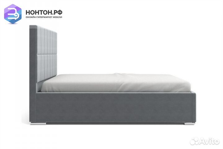 Кровать Пассаж серая