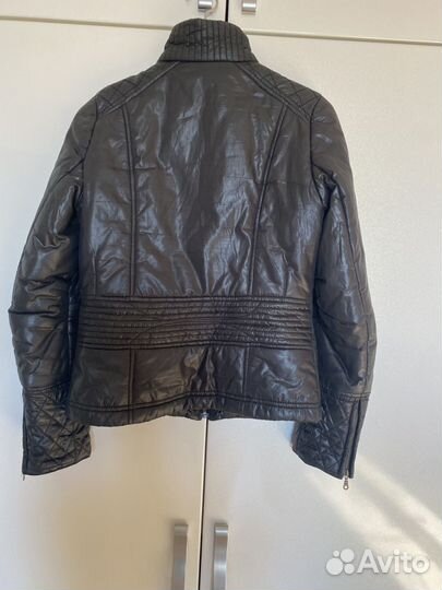 Куртка zara женская черная полиэстер