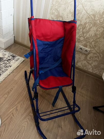 Коляска санки