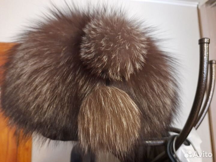 Шапка женская песец