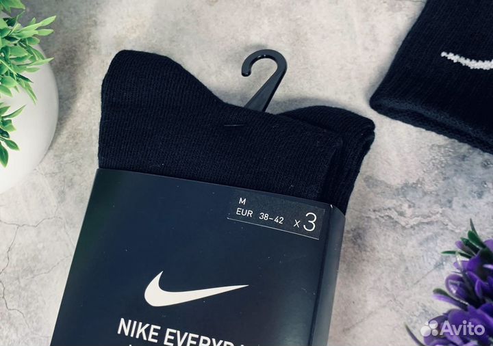 Носки Nike Everyday оригинал чёрные