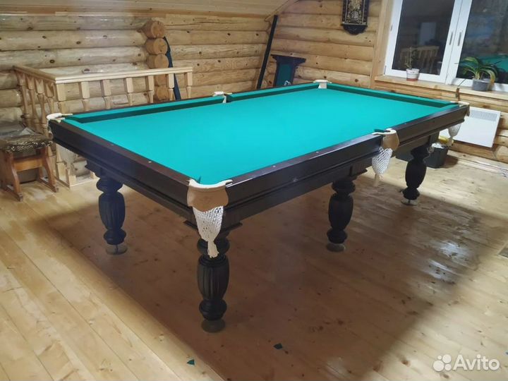 Бильярдный стол Домашний Люкс сланец