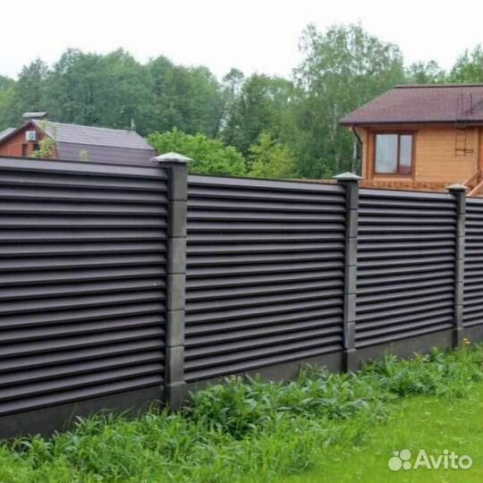 Забор жалюзи